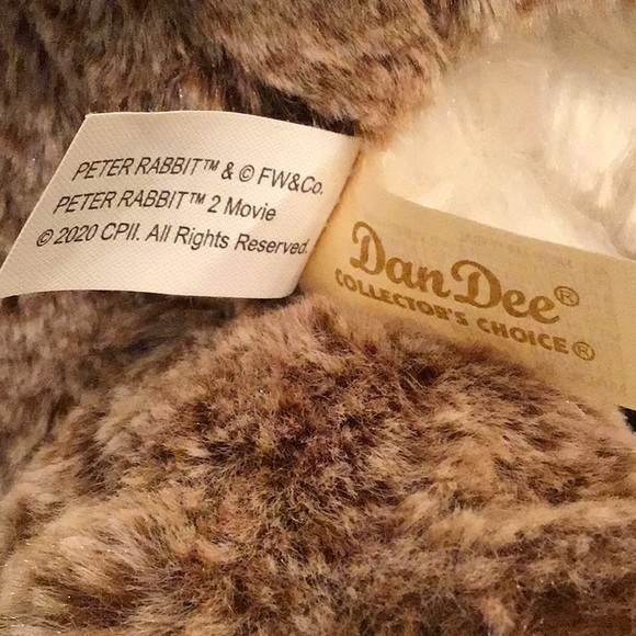 Easter standing  Dan Dee Peter Rabbit plush from the 2020 movie - Picture 13 of 14